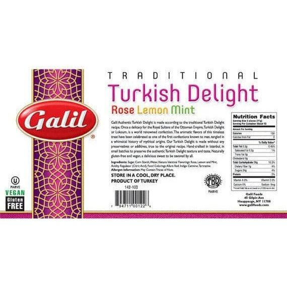 Assorted Turkish Delight | 16 oz | Galil - Concordia Style Boutique