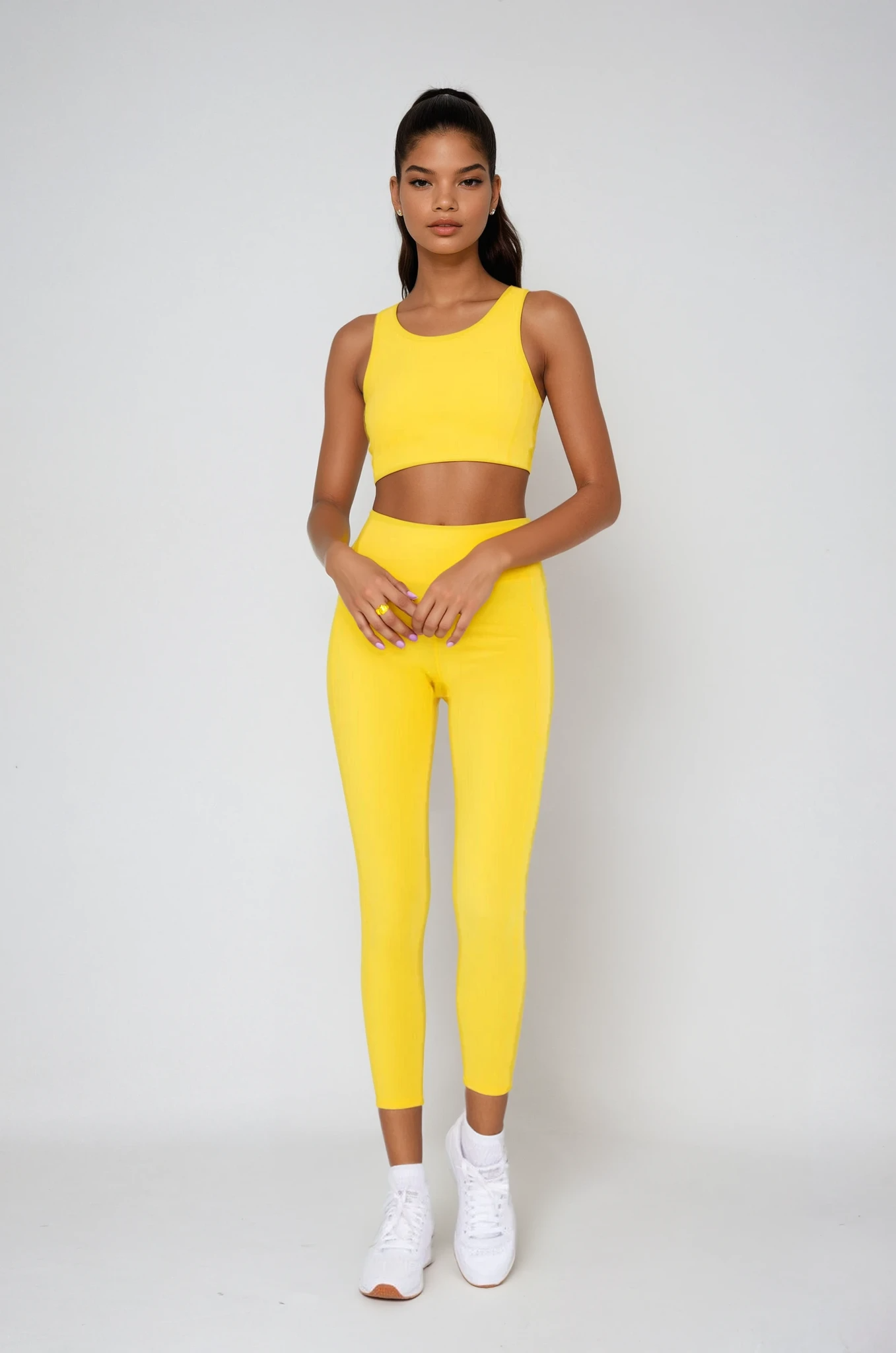 Cropped Leggings with Pockets