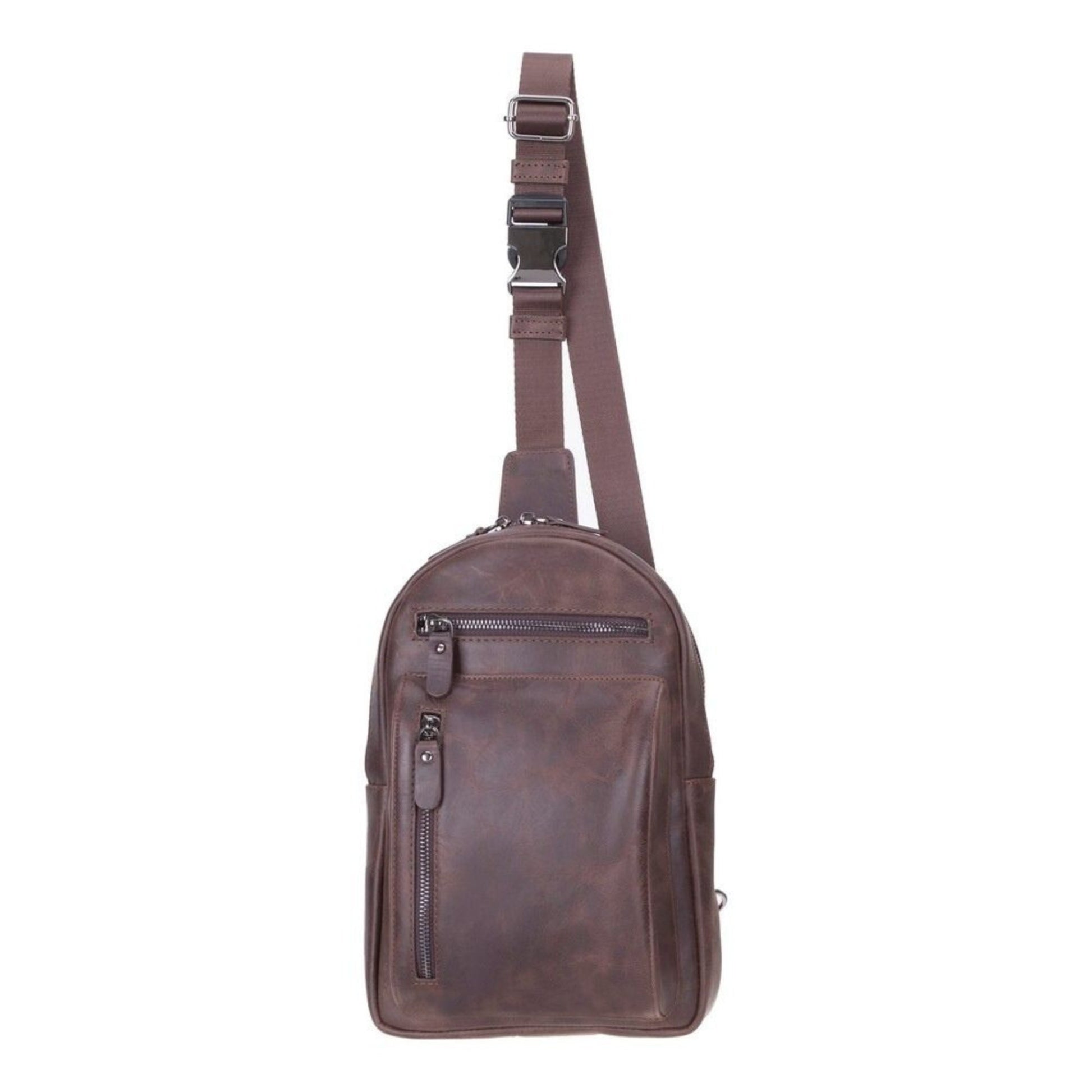 Athens Unisex Leather Cross Bag - Concordia Style Boutique