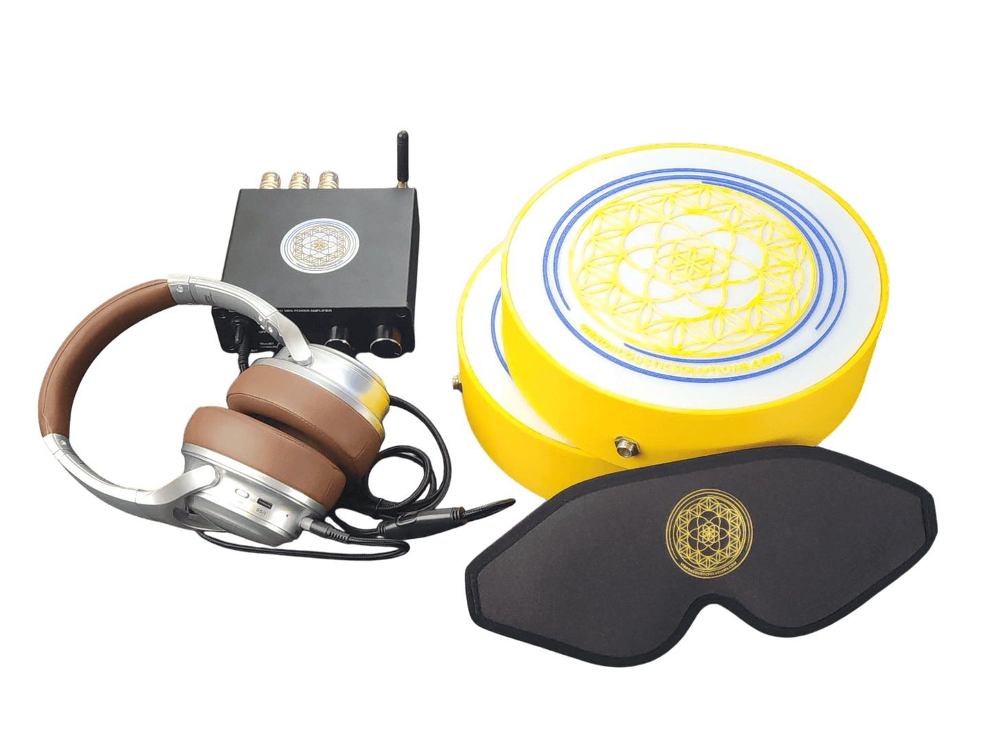 Vibroacoustic Therapy Massage Table Attachments with custom Amplifier Bundle - Concordia Style Boutique