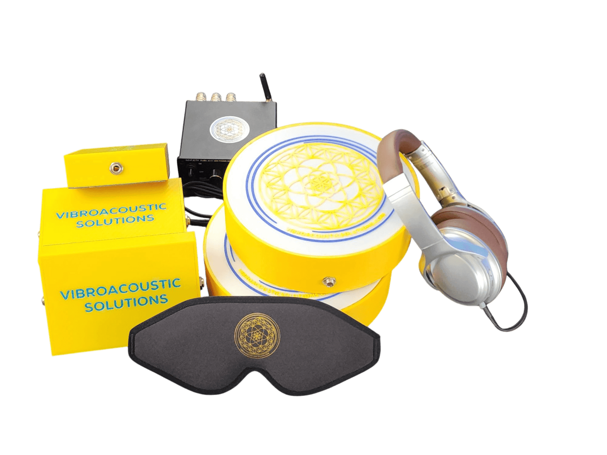 Vibroacoustic Therapy Massage Table Attachments with custom Amplifier Bundle - Concordia Style Boutique