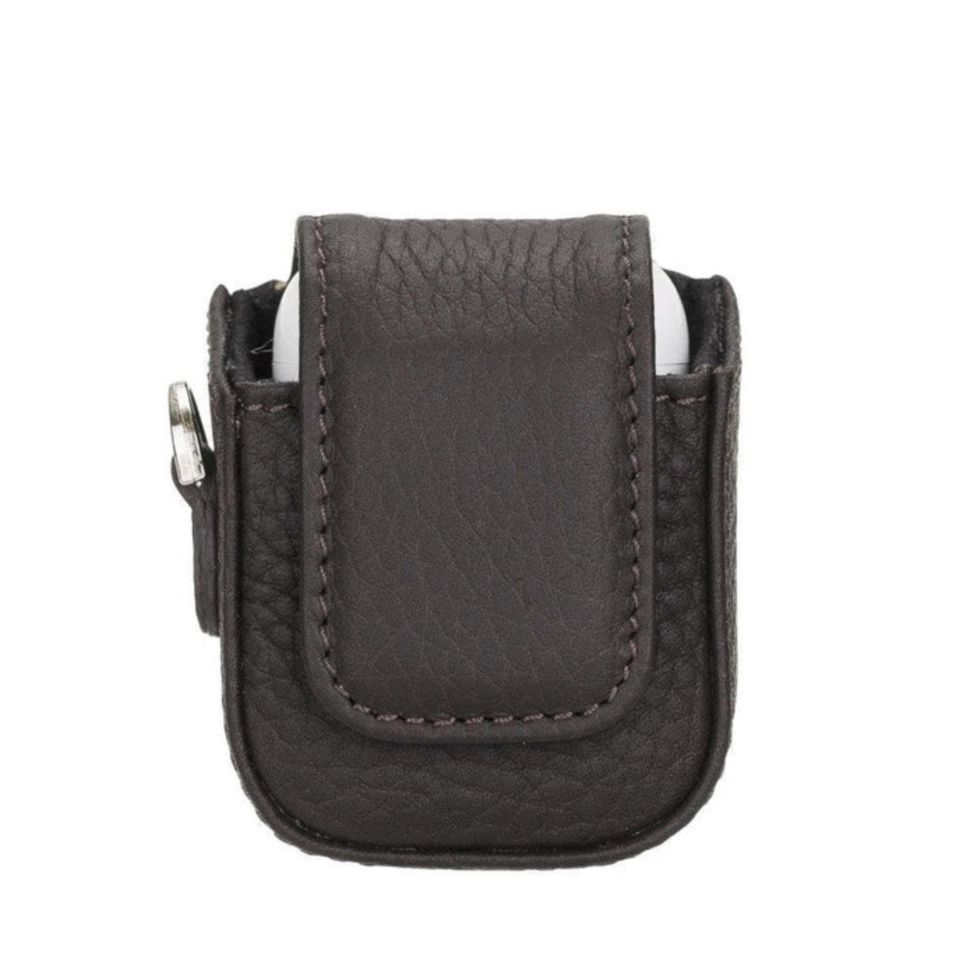 Aurora Luxury Leather AirPods Case with Attached Wrist Strap - Concordia Style Boutique