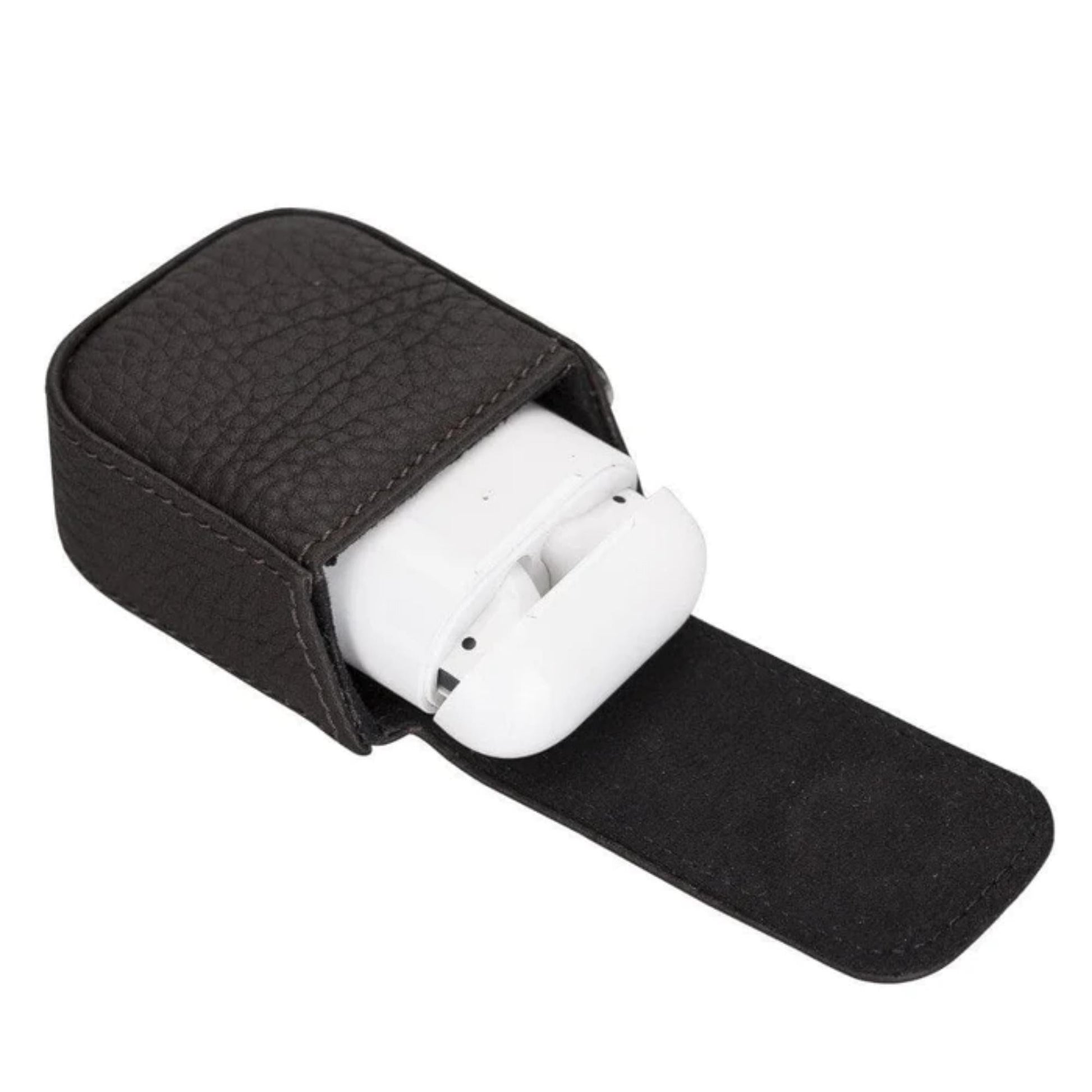 Aurora Luxury Leather AirPods Case with Attached Wrist Strap - Concordia Style Boutique