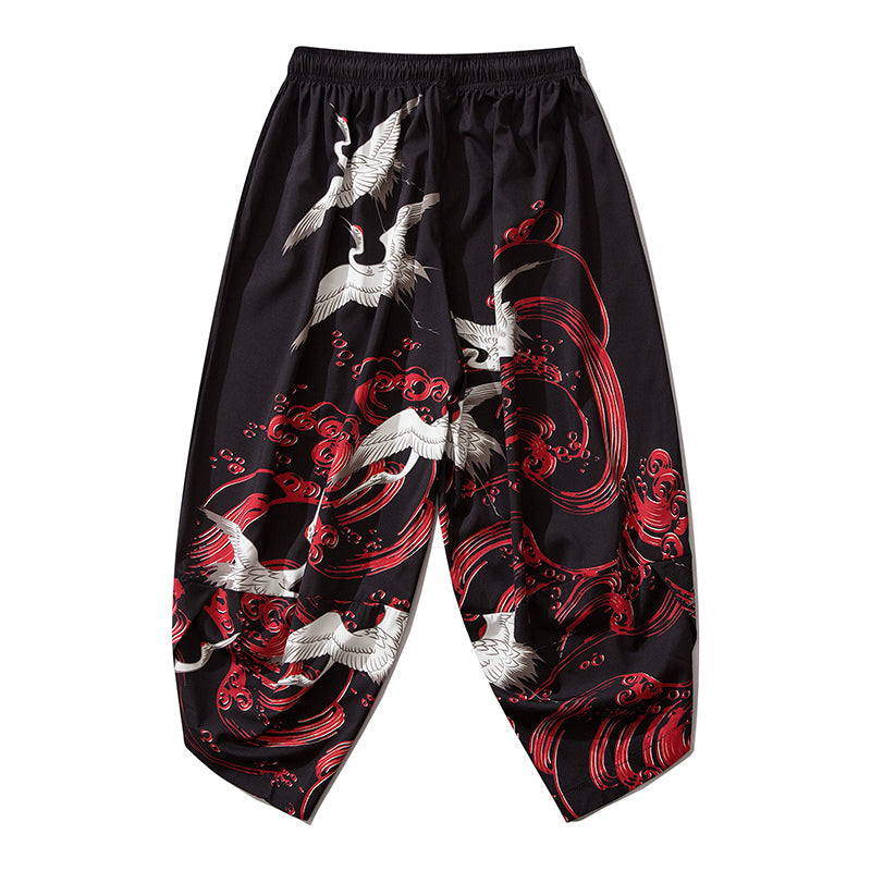YC142 Red River Cranes Lightweight Pants - Concordia Style Boutique
