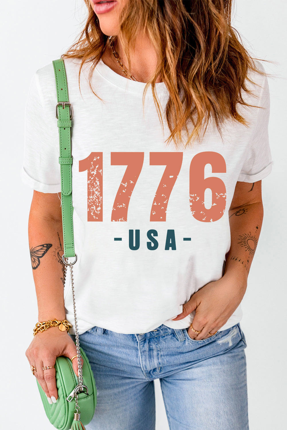 1776 USA Vintage Graphic Tee - Concordia Style Boutique