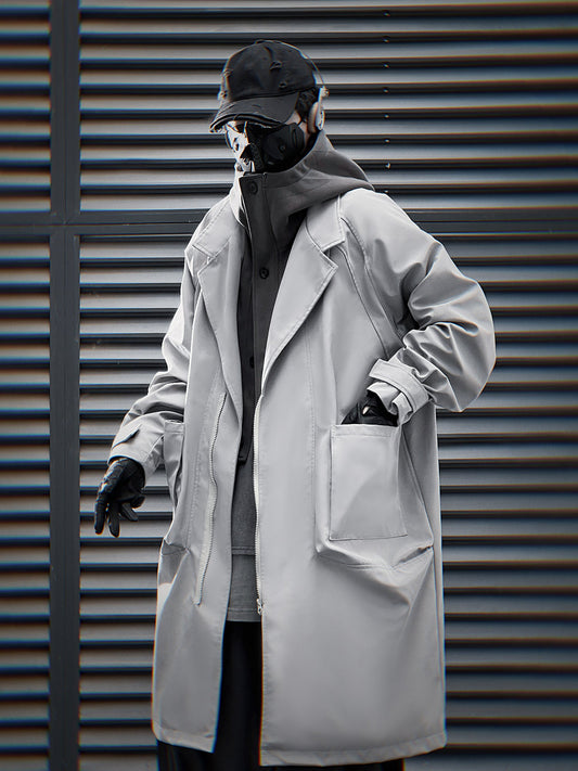 HiJ36 Grey Urban Trench Coat - Concordia Style Boutique