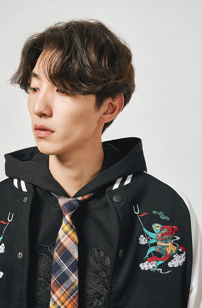 KH3002 Frog Embroidery Jacket - Concordia Style Boutique