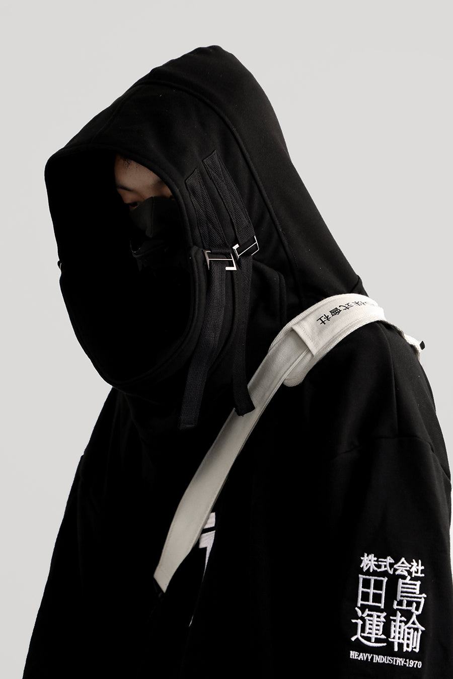 HiH6 Black I-Tech Hoodie - Concordia Style Boutique