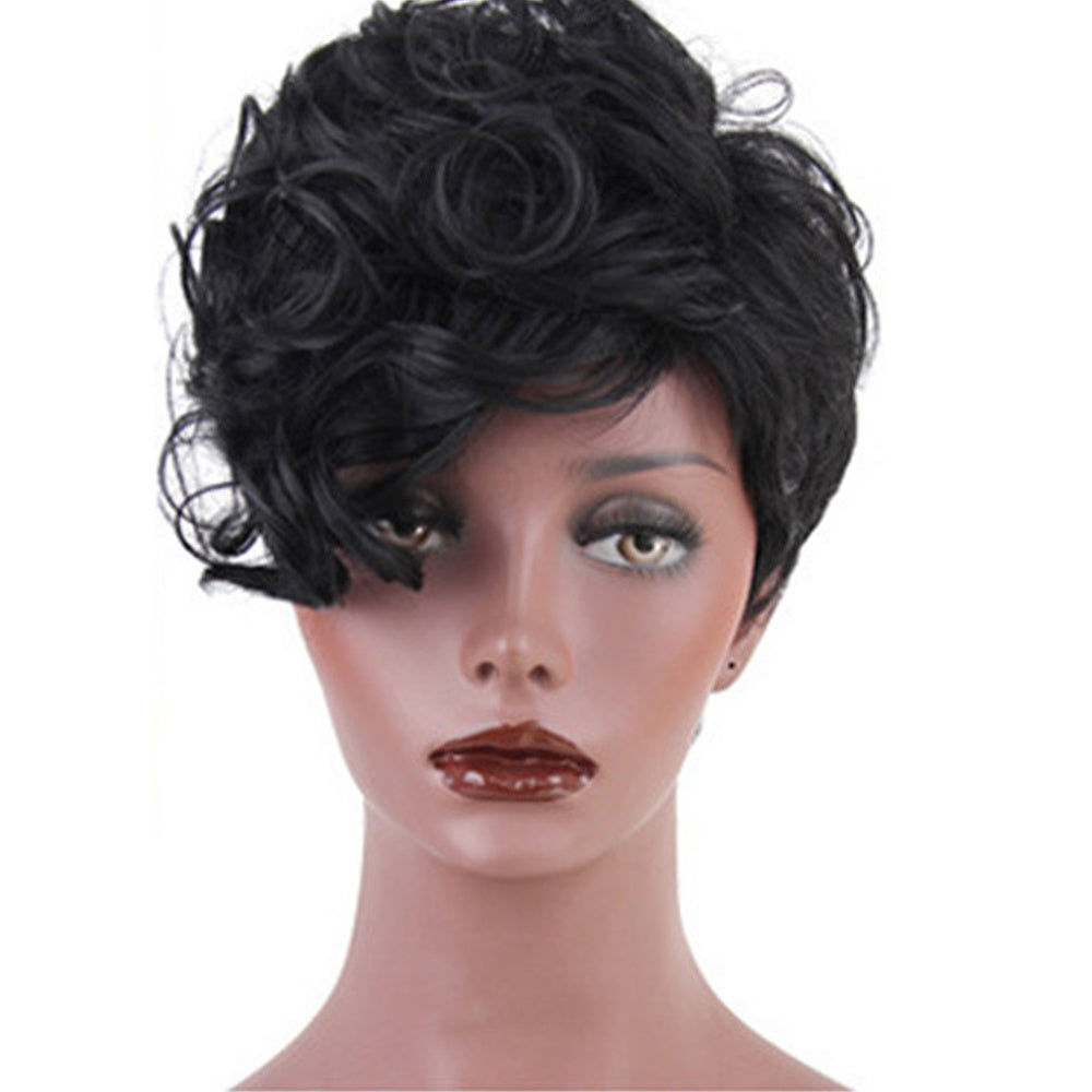 Women's Short Curly Synthetic High Temperature Wig - Premium wig from Concordia Style Boutique - Just $16.97! Shop now at Concordia Style Boutique