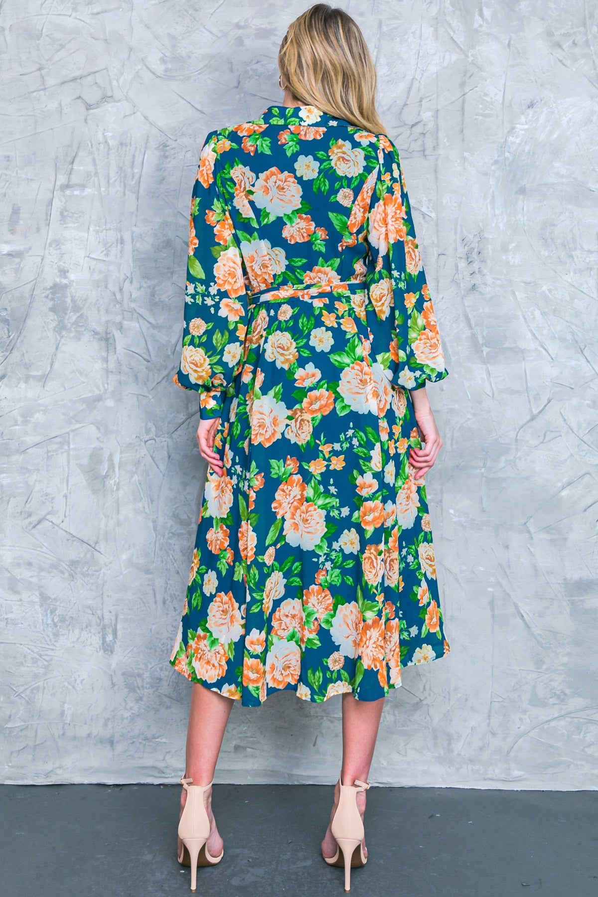 BUBBLY BLISS WOVEN MIDI SHIRT DRESS - Concordia Style Boutique