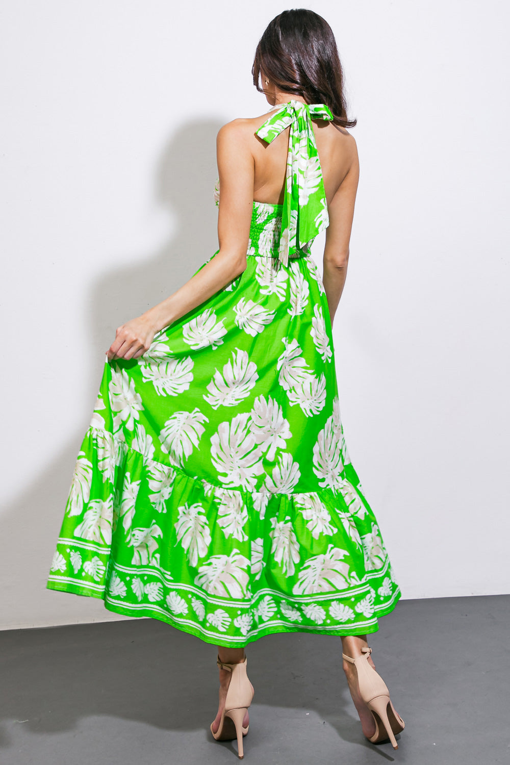 CAUSE A SCENE WOVEN MIDI DRESS - Concordia Style Boutique