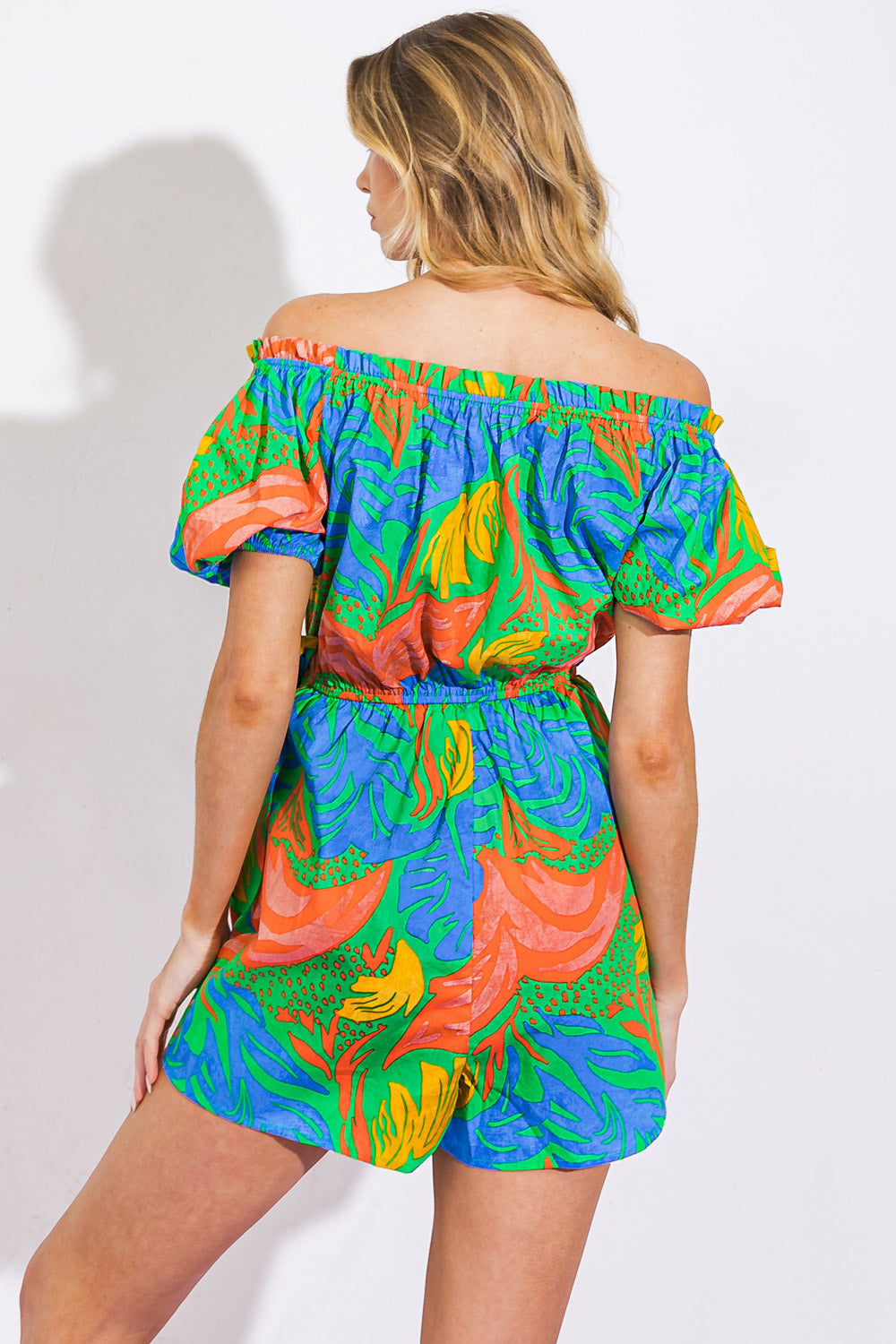 ALL THE CHEER WOVEN ROMPER - Concordia Style Boutique
