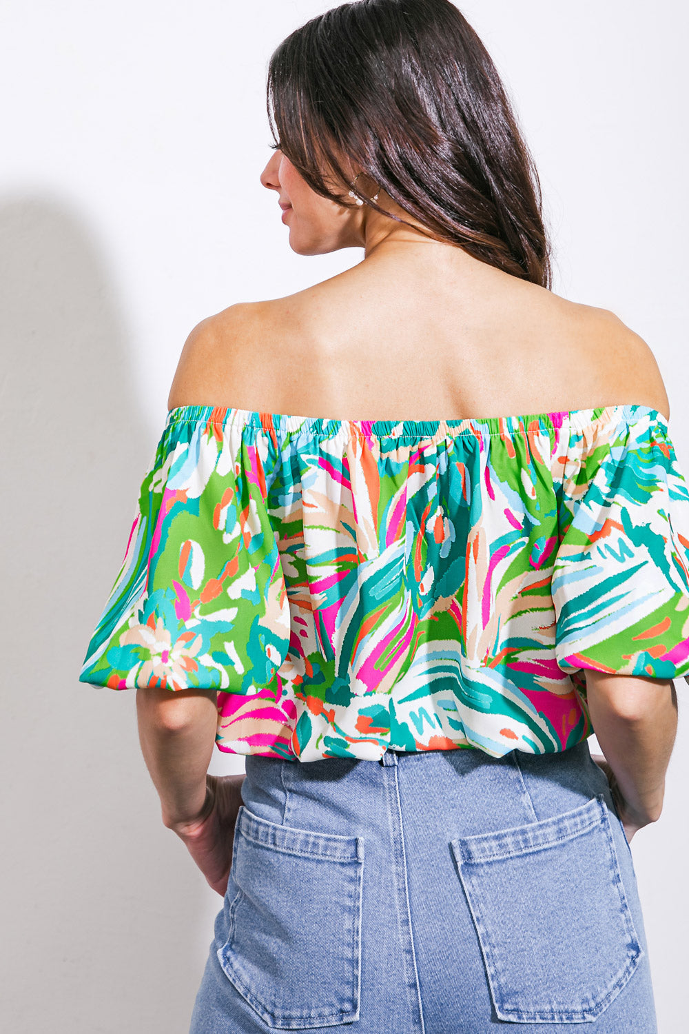 BRING GOOD ENERGY WOVEN TOP - Concordia Style Boutique