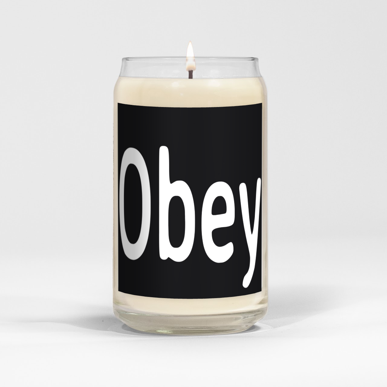 "Obey" - Candle - Premium Candle from Concordia Style Boutique - Just $21.80! Shop now at Concordia Style Boutique