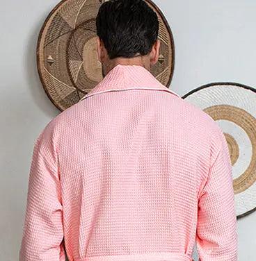 Premium Waffle Piping Robe for Men - Concordia Style Boutique