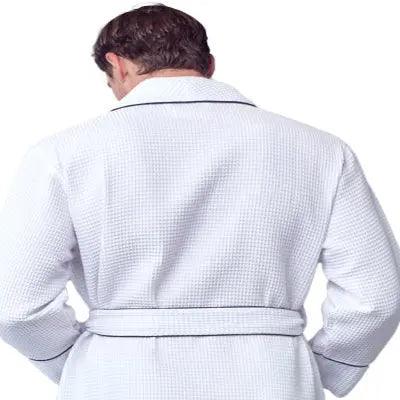 Premium Waffle Piping Robe for Men - Concordia Style Boutique