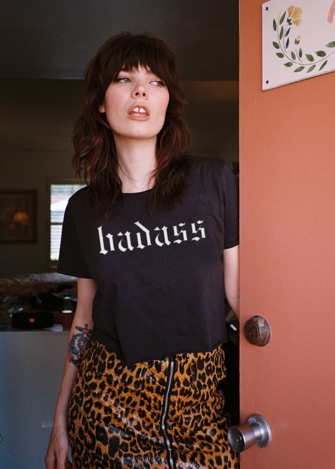 Cropped Badass Rock n Roll Shirt - Concordia Style Boutique