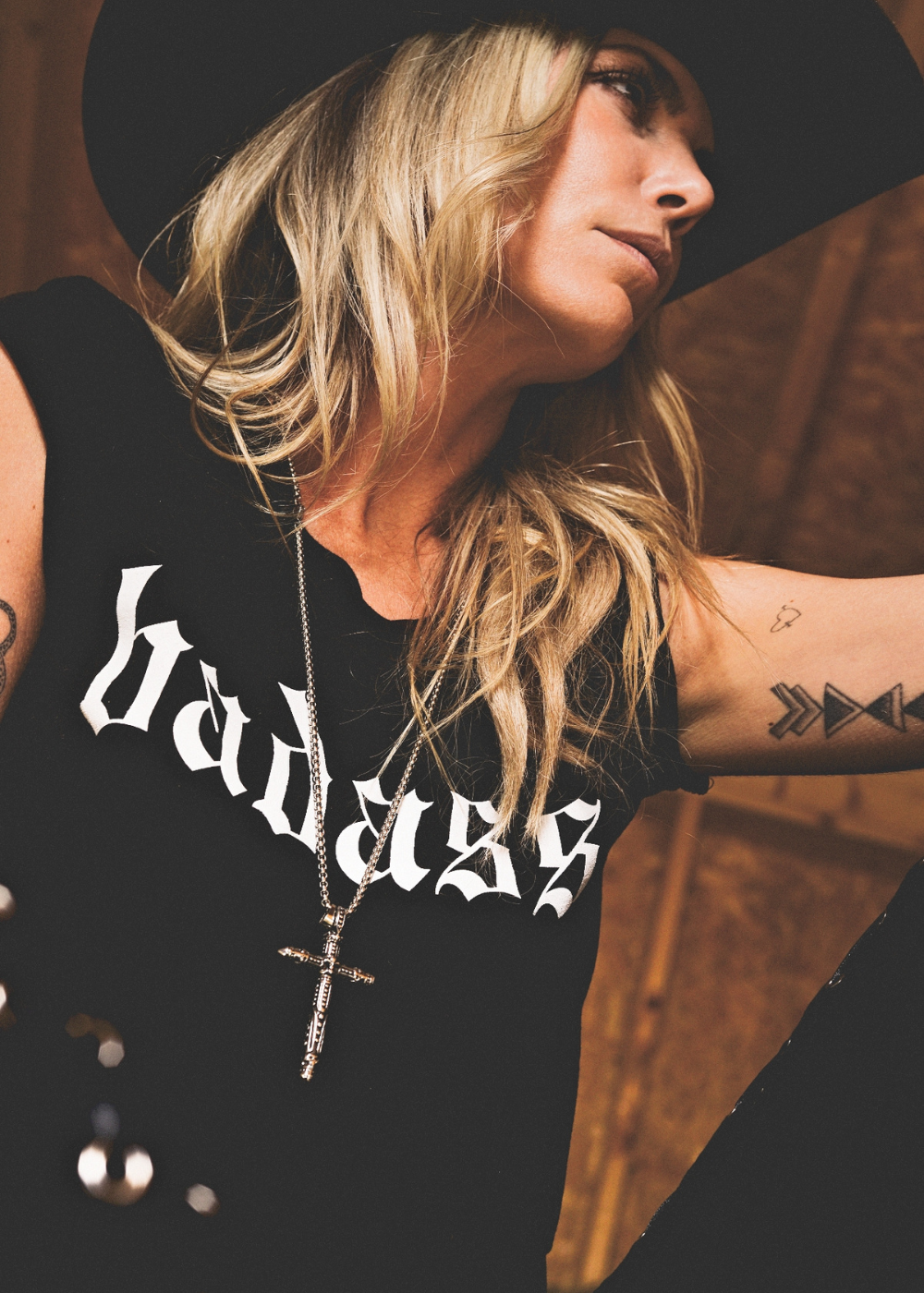 Cropped Badass Rock n Roll Shirt - Concordia Style Boutique
