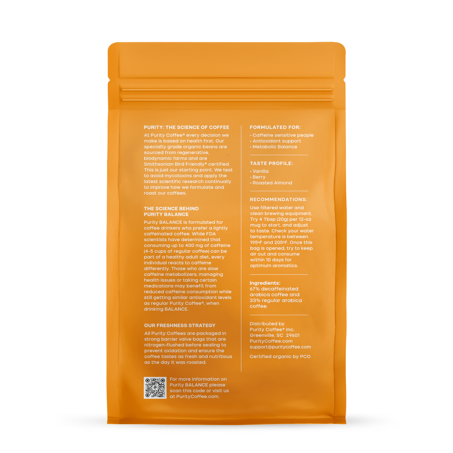 BALANCE: ²/₃ Decaf Ground Coffee - Concordia Style Boutique