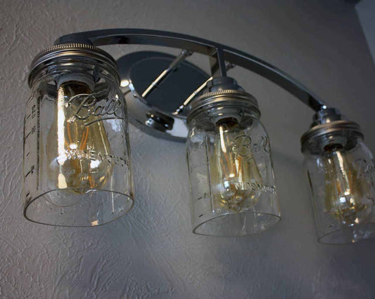 Hand-Cut Open Bottom Mason Jars for DIY Lighting, Pendants & Crafts - Concordia Style Boutique