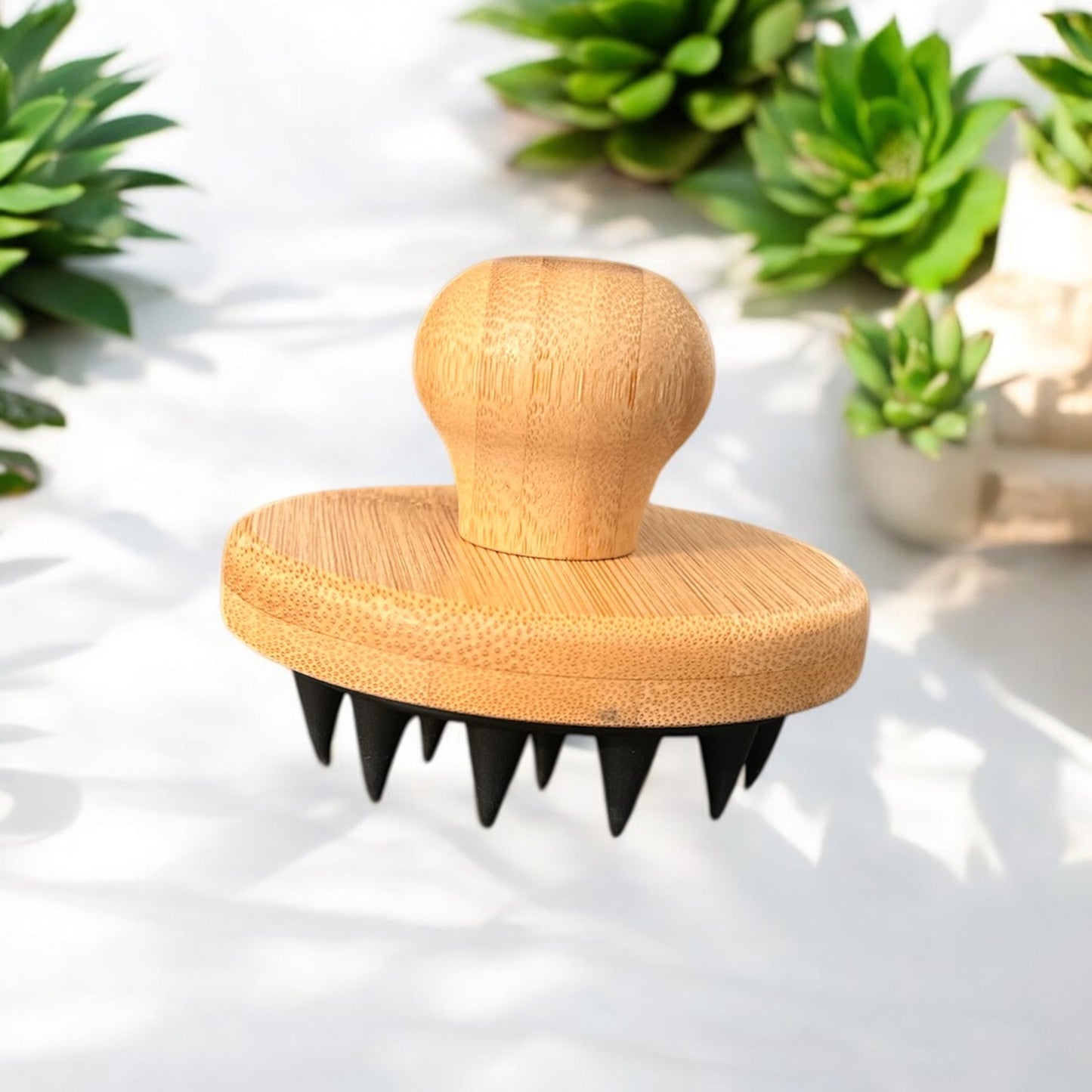 Bamboo and Silicone Scalp & Body Massager - Concordia Style Boutique