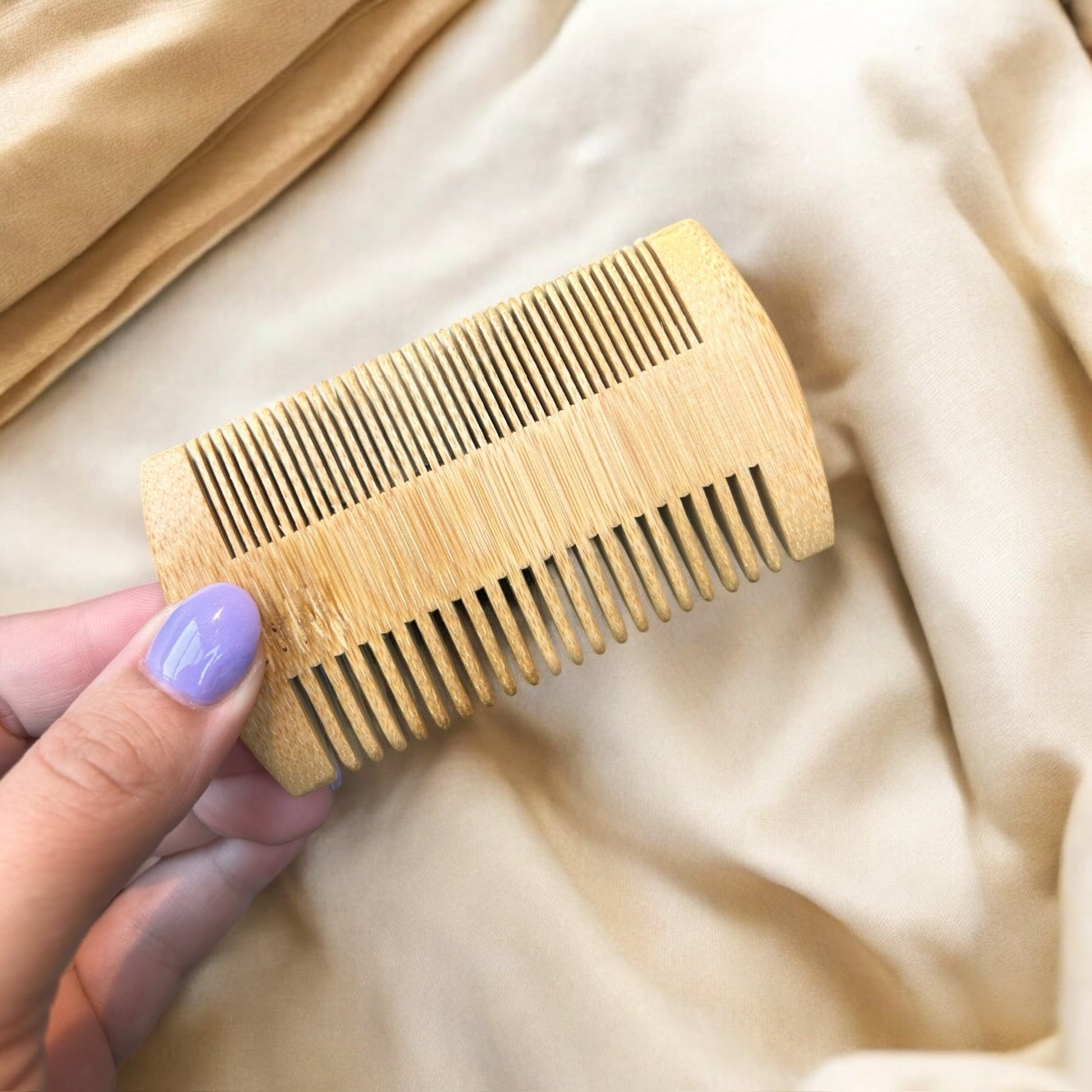 Bamboo Beard Comb | Double-Sided - Concordia Style Boutique