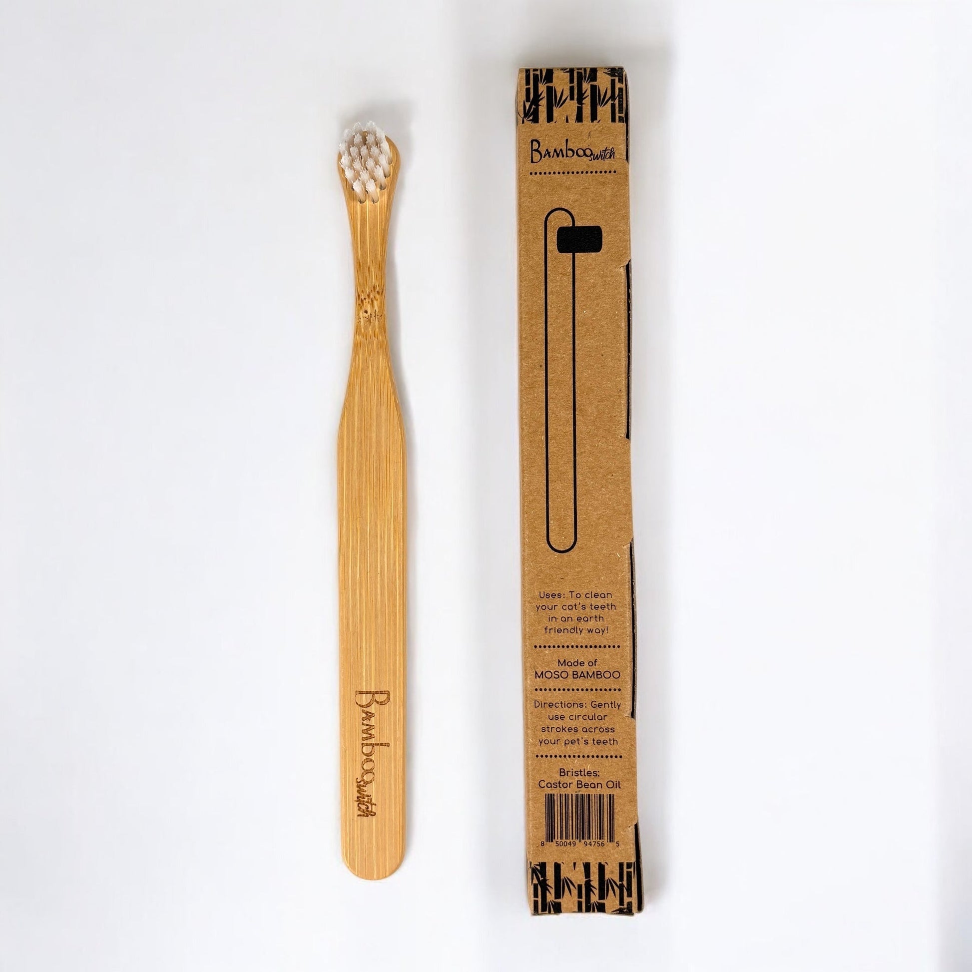 Bamboo Cat Toothbrush - Concordia Style Boutique