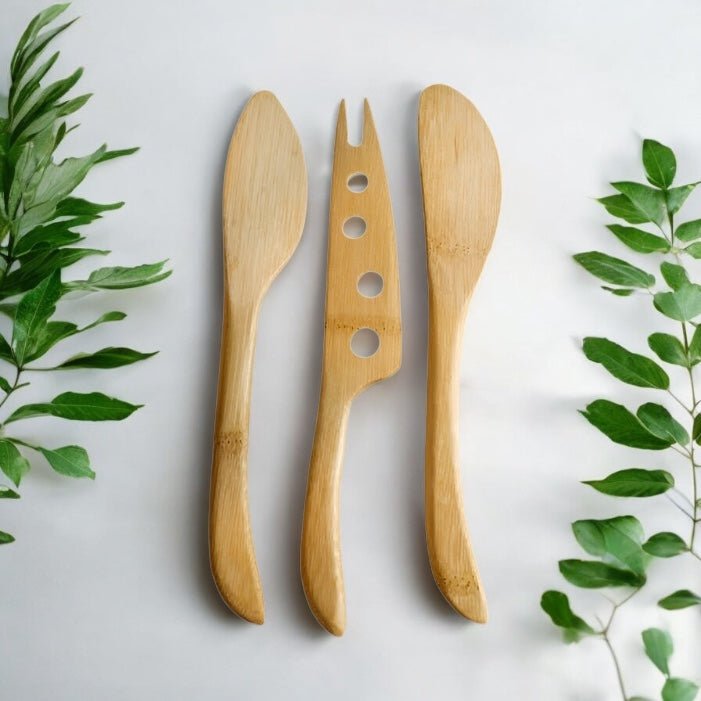 Bamboo Cheese Knife Set - Concordia Style Boutique