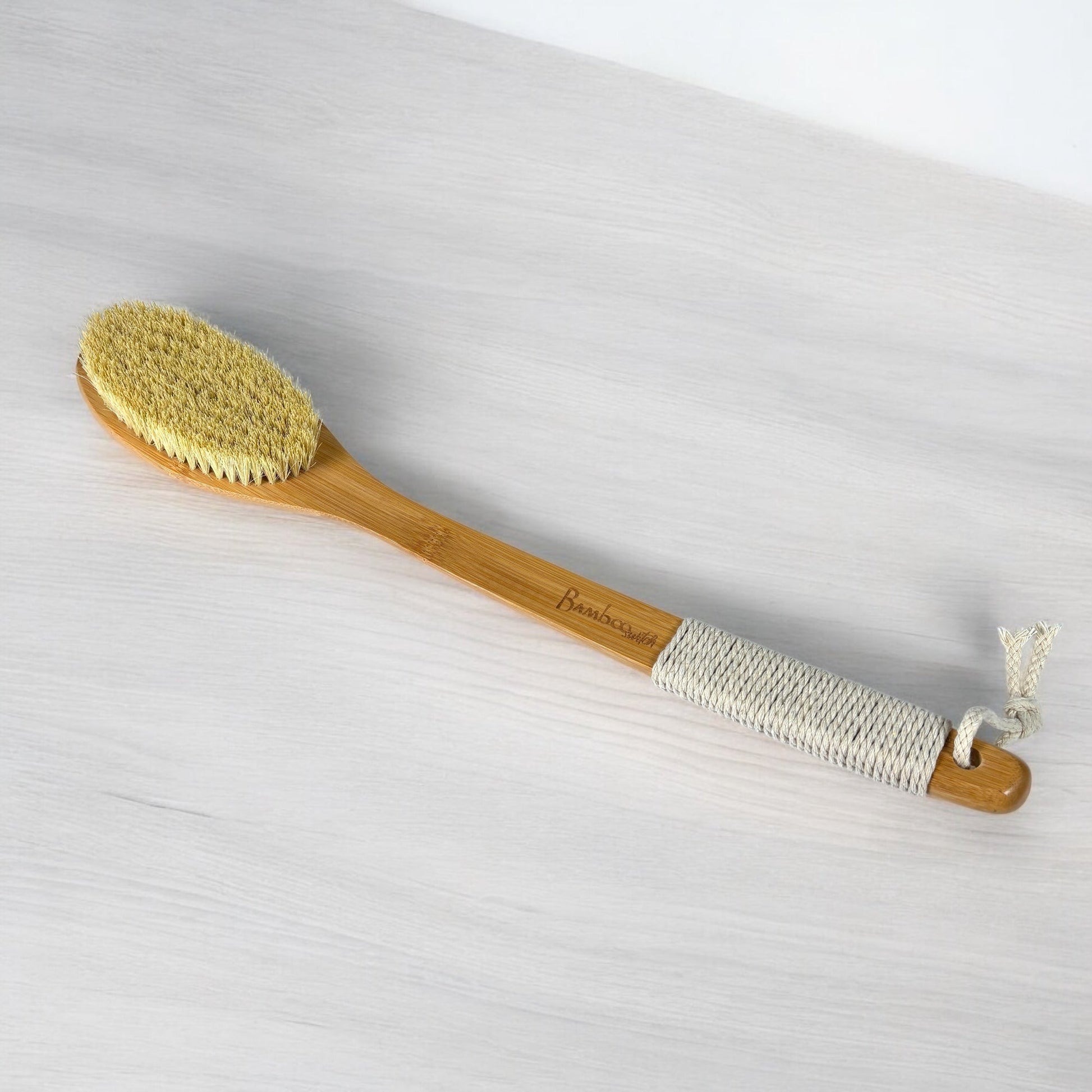 Bamboo Dry Brush | Curved Handle - Concordia Style Boutique