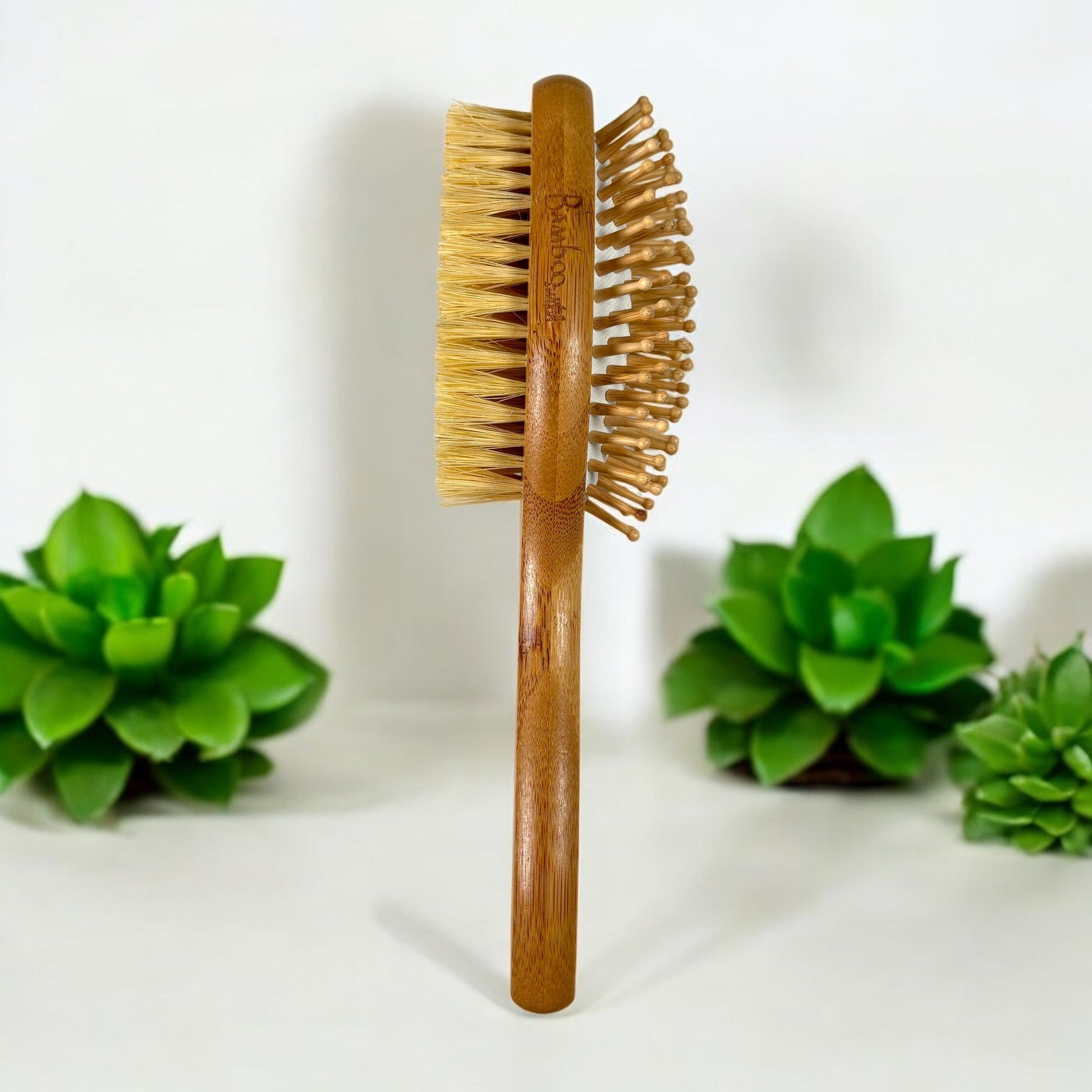 Bamboo Double-Sided Hair Brush - Concordia Style Boutique