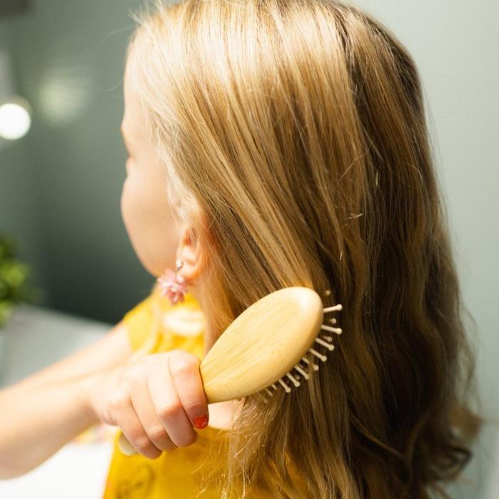 Bamboo Rounded Hair Brush | For Kids - Concordia Style Boutique