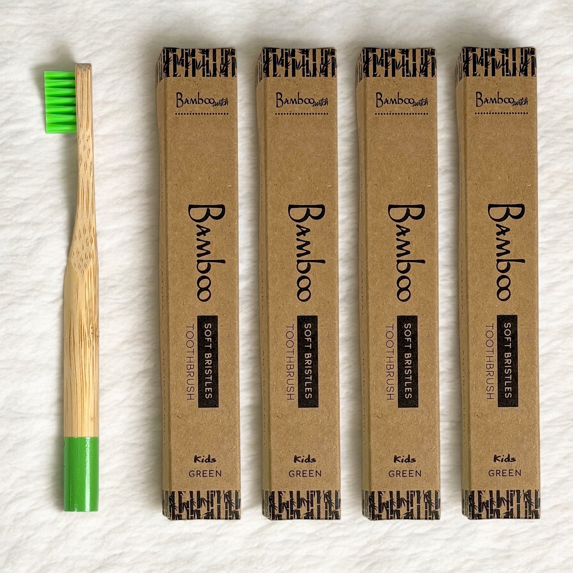 Bamboo Kids Toothbrush | Round Handle - Concordia Style Boutique