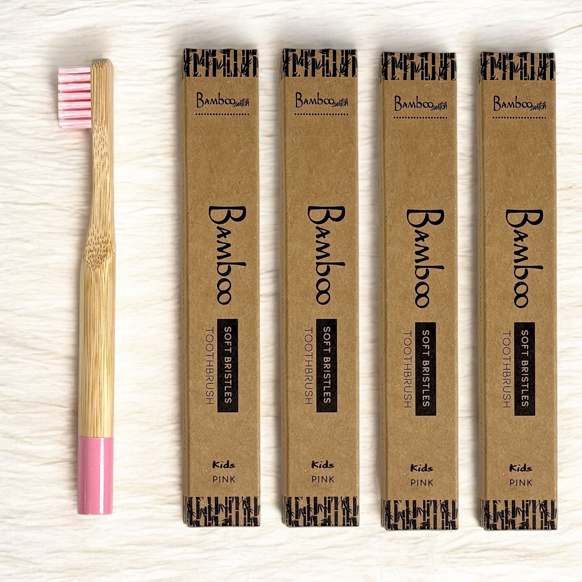 Bamboo Kids Toothbrush | Round Handle - Concordia Style Boutique