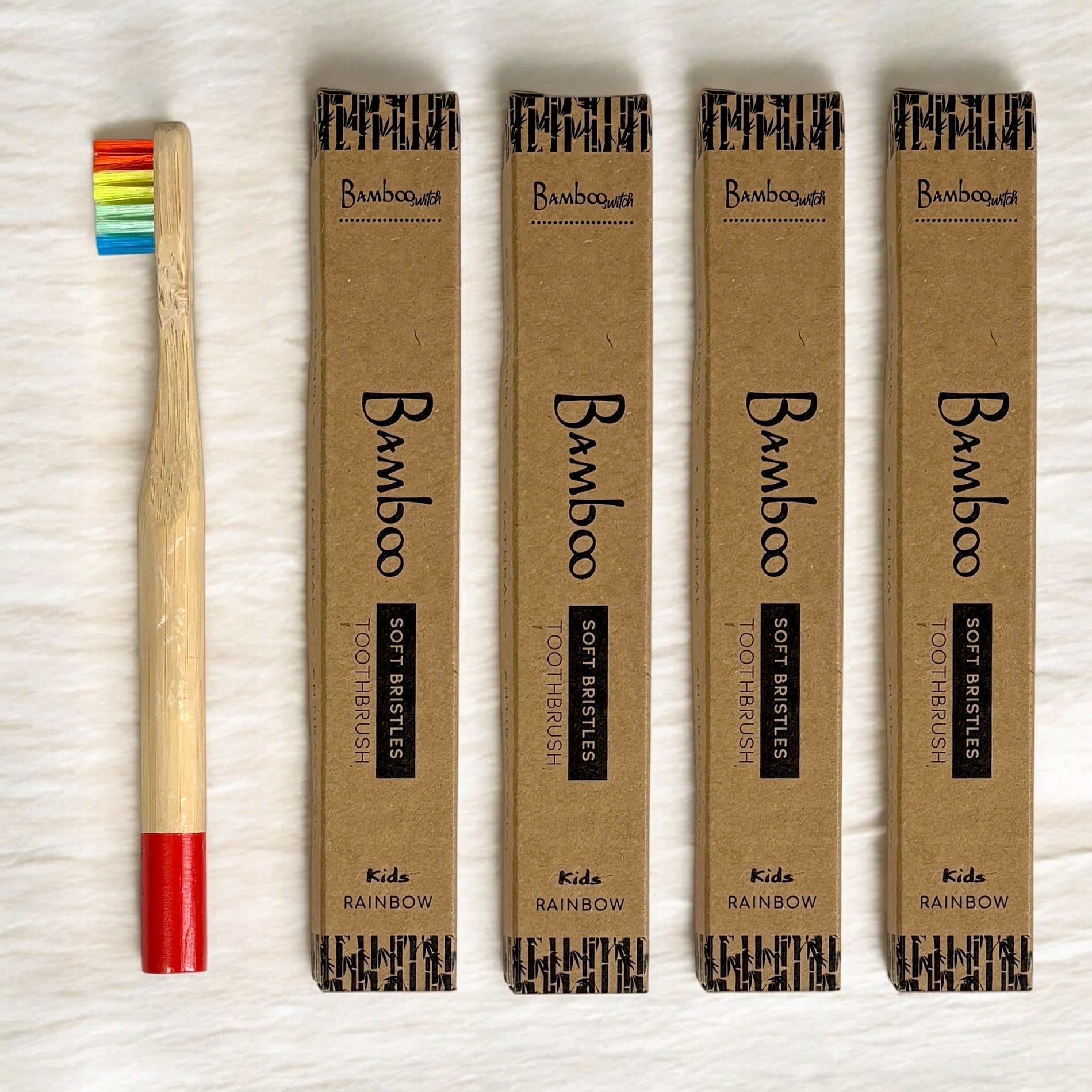 Bamboo Kids Toothbrush | Round Handle - Concordia Style Boutique