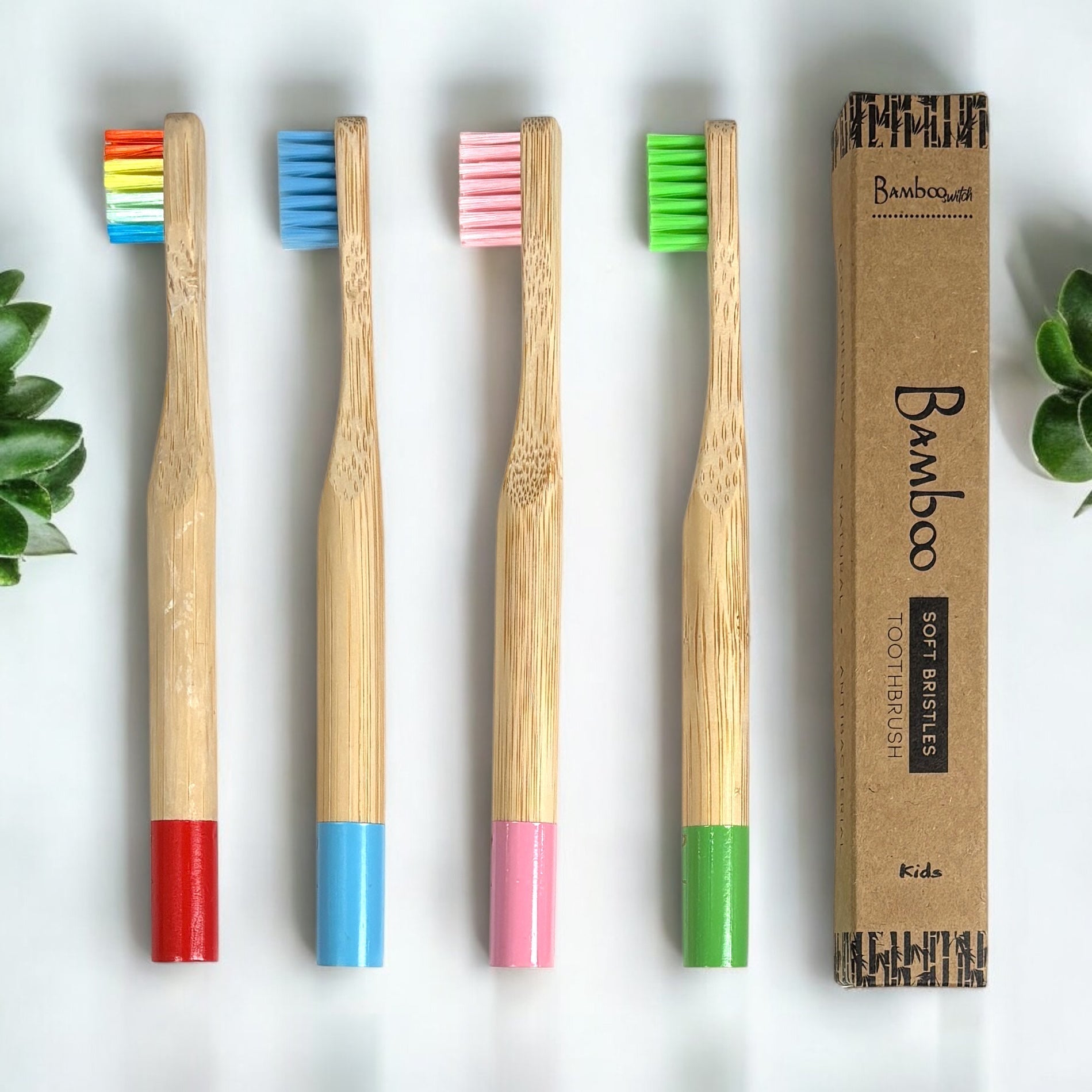 Bamboo Kids Toothbrush | Round Handle - Concordia Style Boutique