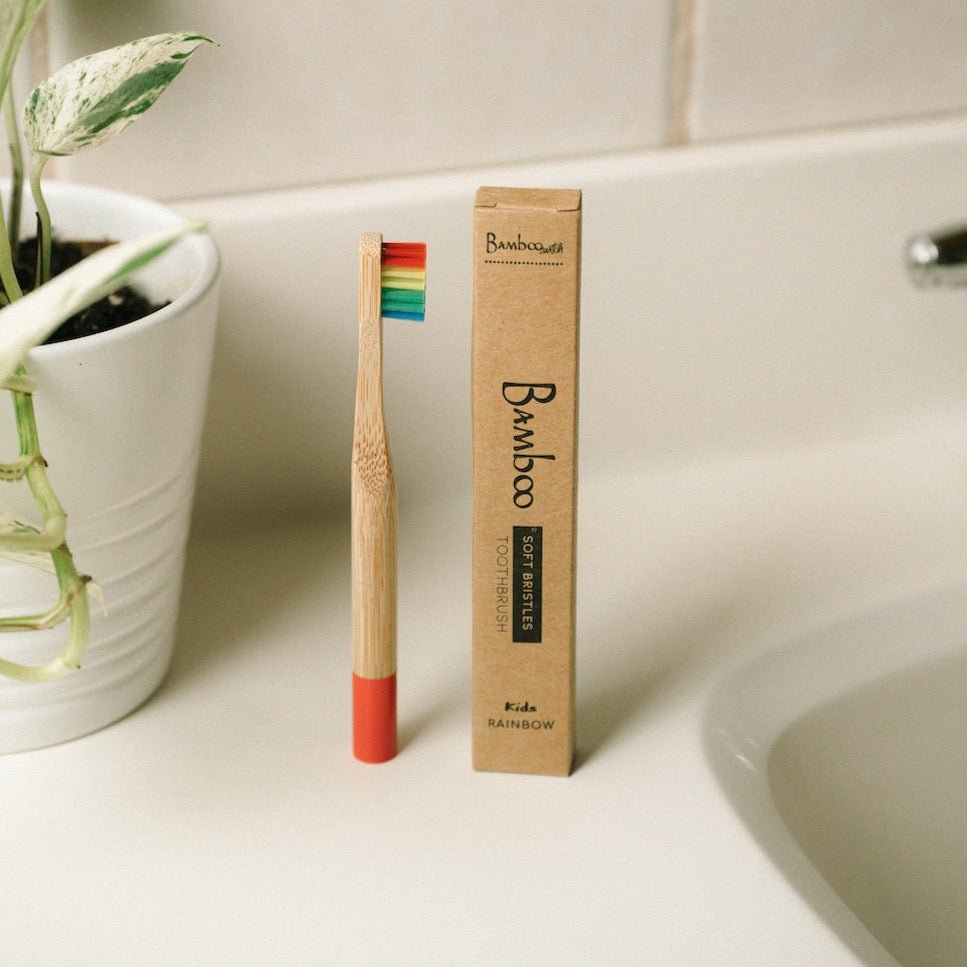 Bamboo Kids Toothbrush | Round Handle - Concordia Style Boutique
