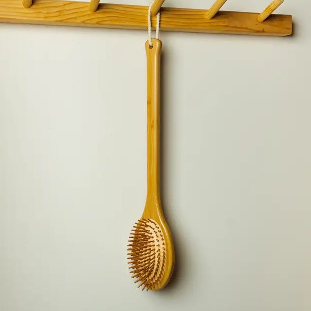 Bamboo Long Handle Back Massager - Concordia Style Boutique