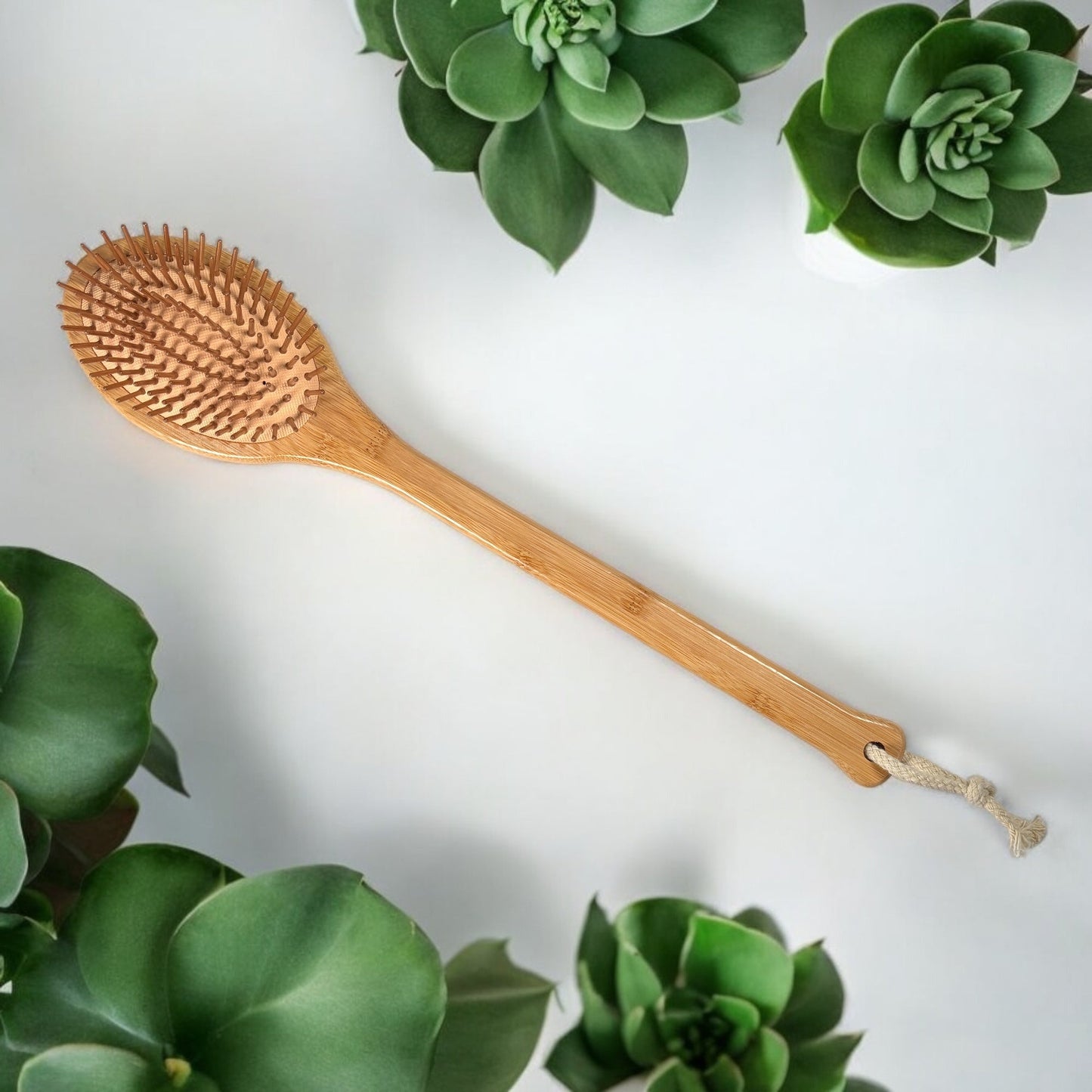 Bamboo Long Handle Back Massager - Concordia Style Boutique