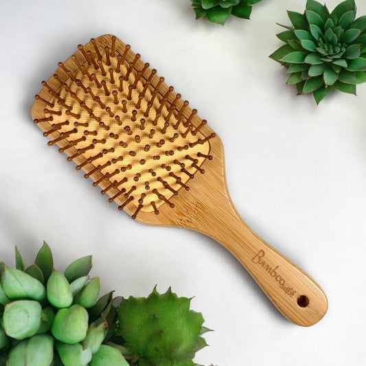 Bamboo Paddle Hair Brush | Classic Handle - Concordia Style Boutique