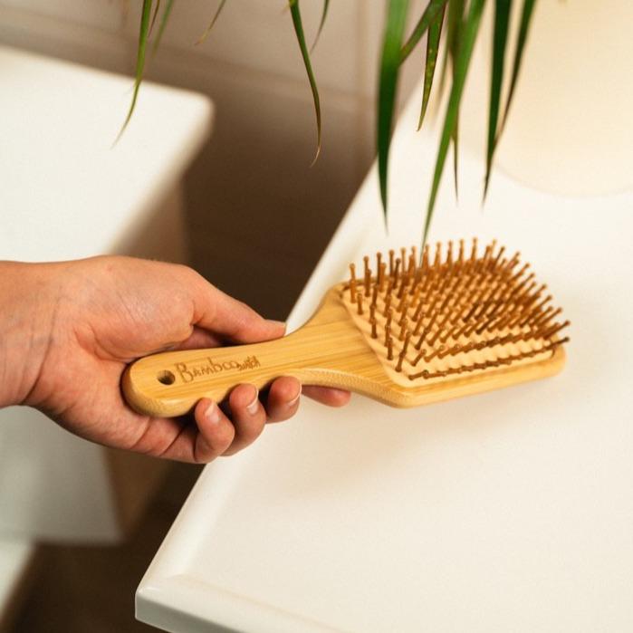 Bamboo Paddle Hair Brush | Classic Handle - Concordia Style Boutique