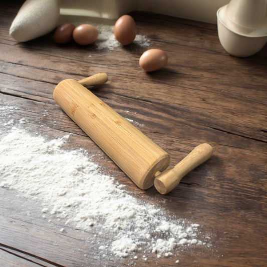 Bamboo Rolling Pin with Handles - Concordia Style Boutique