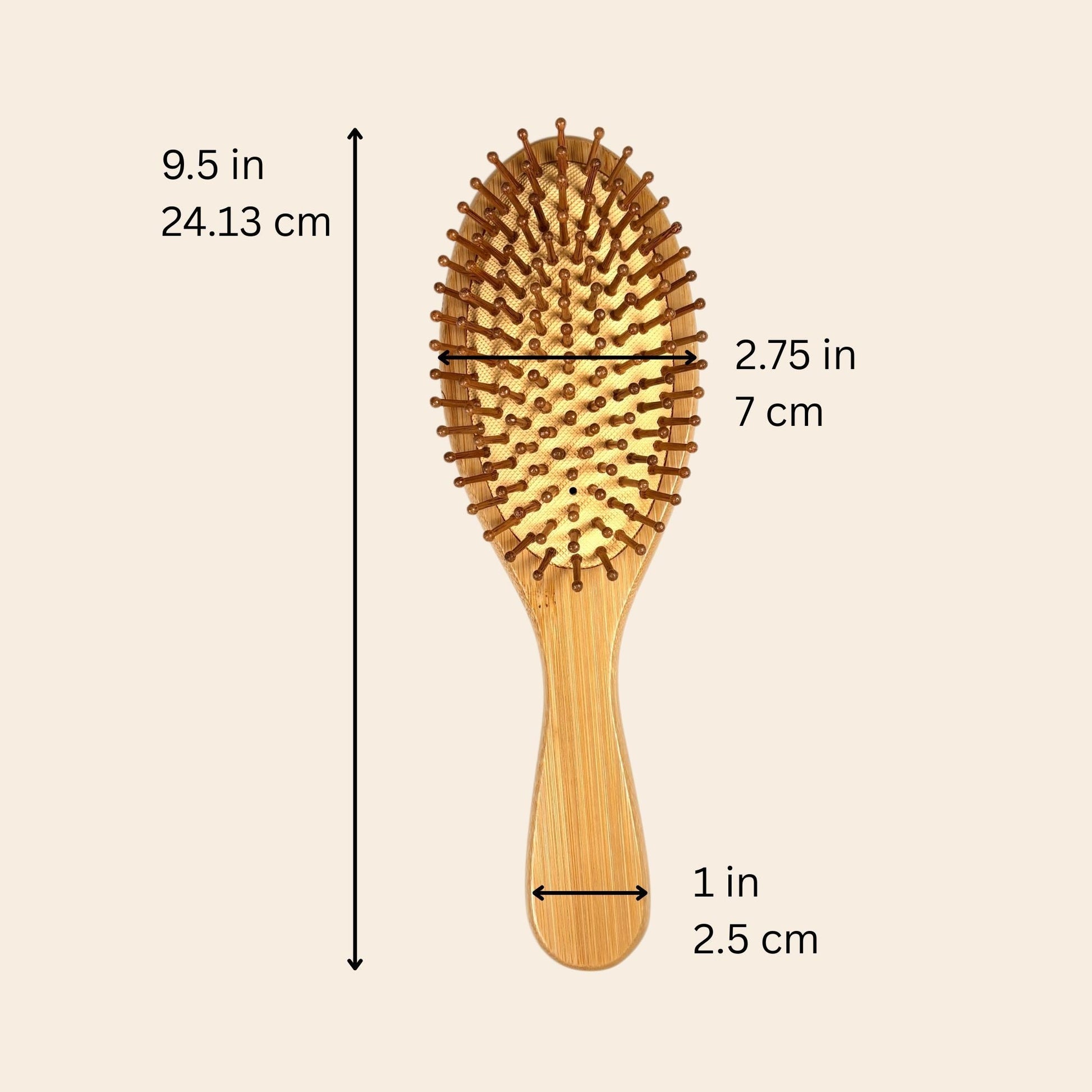 Bamboo Rounded Hair Brush | Classic Handle - Concordia Style Boutique