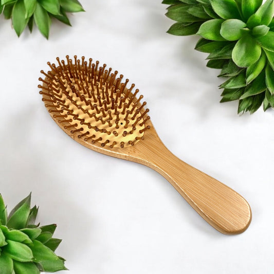 Bamboo Rounded Hair Brush | Classic Handle - Concordia Style Boutique