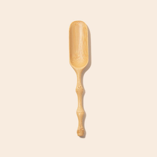 Bamboo Scoop | Hand Carved Handle - Concordia Style Boutique