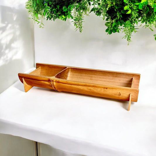 Bamboo Snack Tray - Concordia Style Boutique