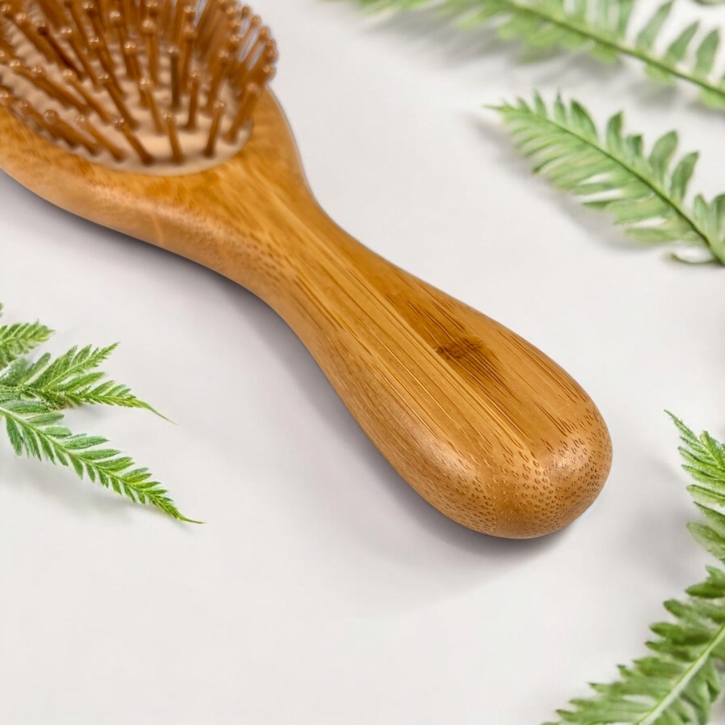 Bamboo Rounded Hair Brush | Comfort Handle - Concordia Style Boutique