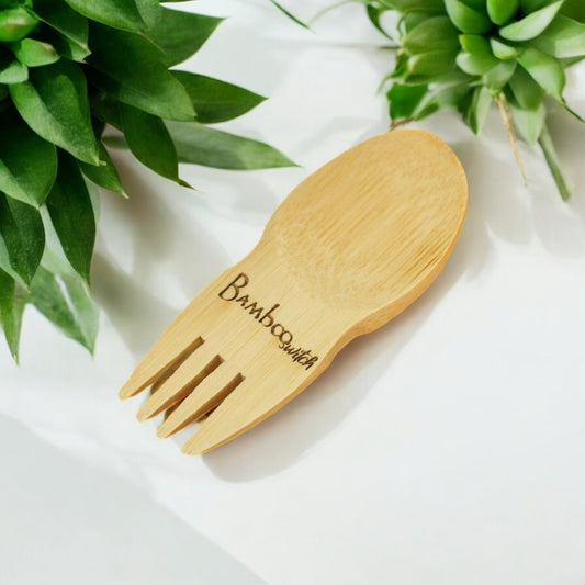 Bamboo Mini Spork Utensil - Concordia Style Boutique