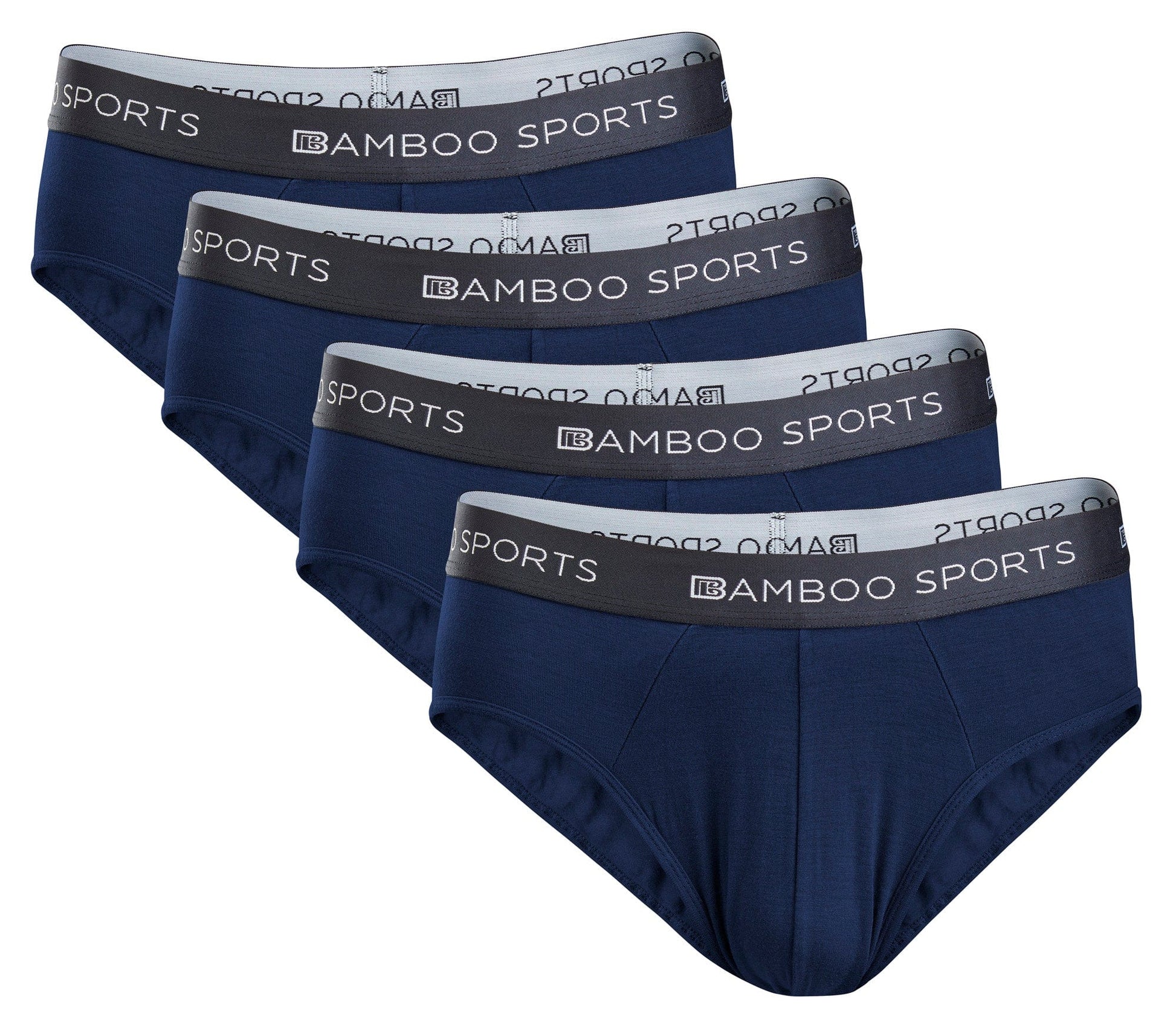 Men's Bamboo Rayon No Fly Briefs Available in all sizes & 3 Colors, 4 Pack - Concordia Style Boutique