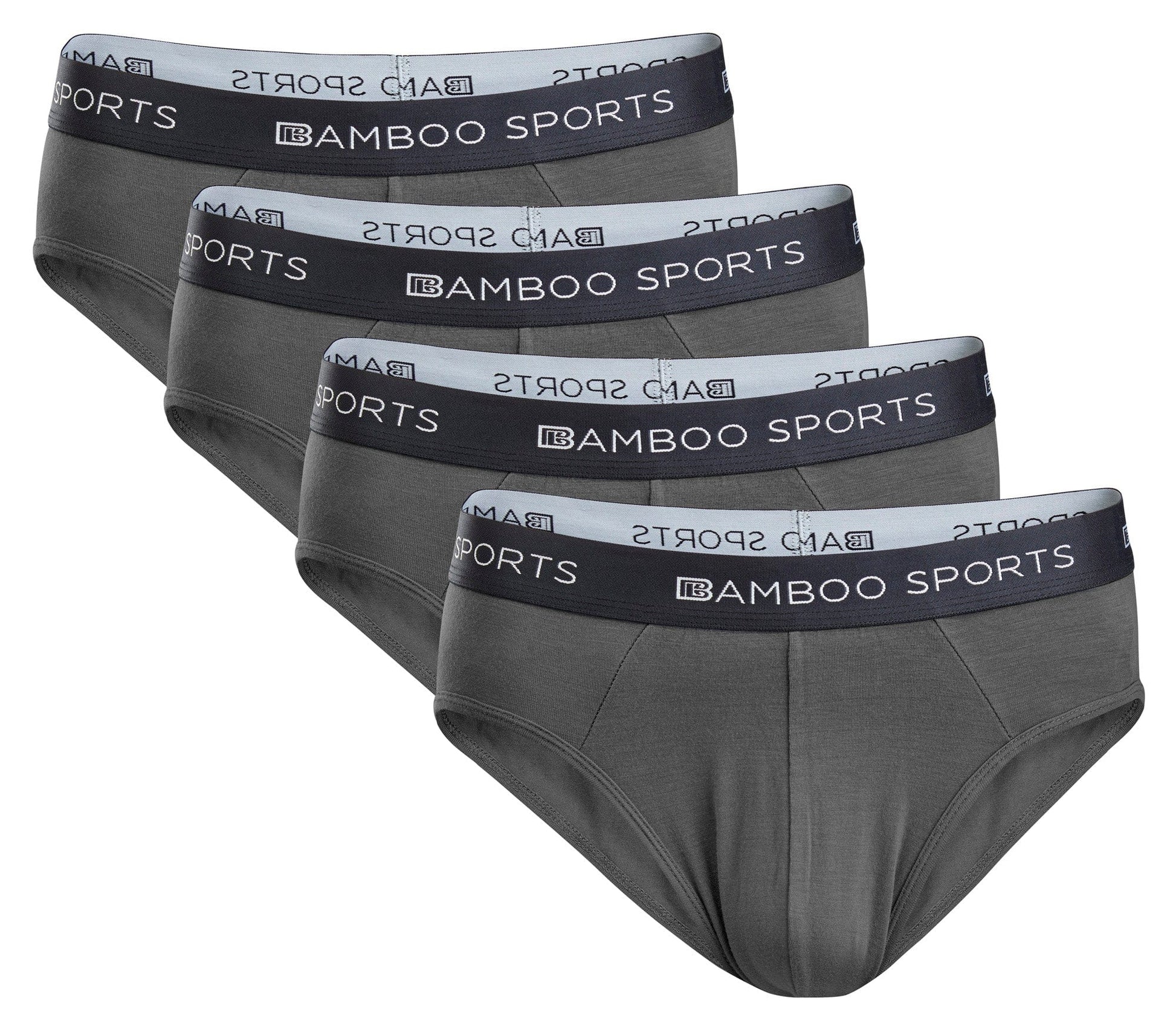 Men's Bamboo Rayon No Fly Briefs Available in all sizes & 3 Colors, 4 Pack - Concordia Style Boutique