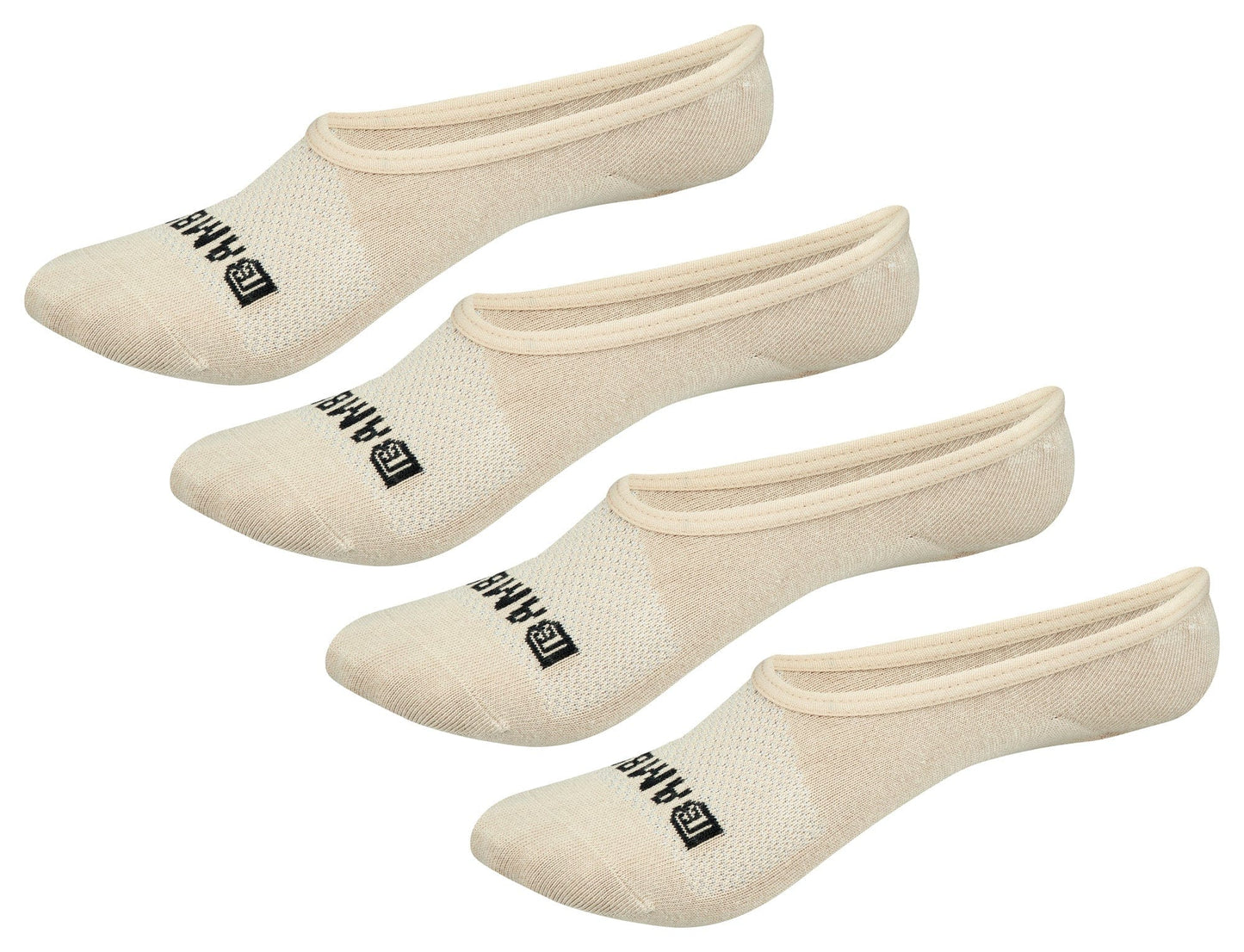 Bamboo Sports Super Low Cut No Show Bamboo Rayon Socks- Breathable, Moisture Wicking, Odor Eliminating, 4 Pair - Concordia Style Boutique